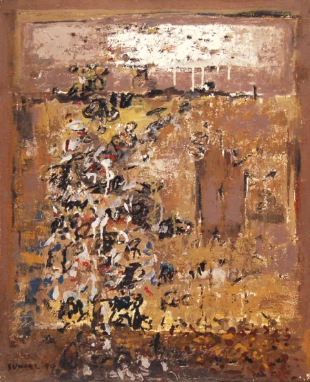 Untitled by Sunil De - Acrylic on Canvas
