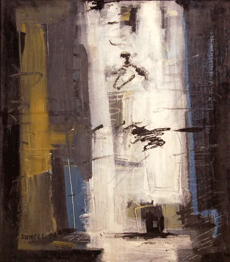 Untitled by Sunil De - Acrylic on Canvas