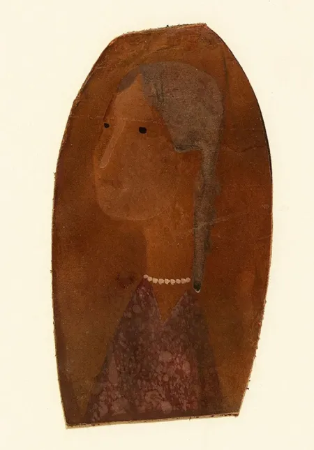 Untitled by Ganesh Pyne - Tempera Painting