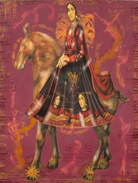 Jouney by Aditya Basak - Mixed Media on Canvas