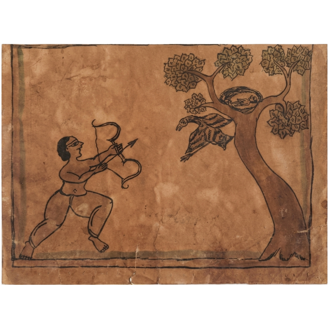 Exploring the Enigmatic World of Rare Santhal Folk Paintings from Bengal