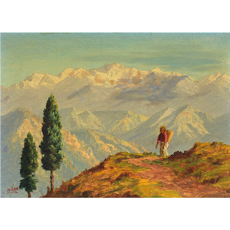 The Man Who Painted Kanchenjunga