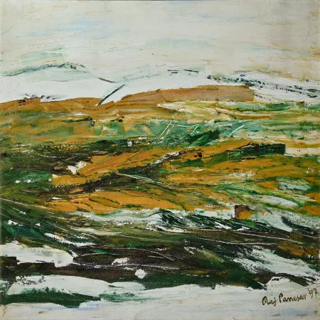Untitled by B. R. Panesar - Acrylic on Canvas