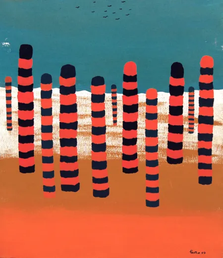 Untitled by Partha Pratim Deb - Acrylic on Canvas