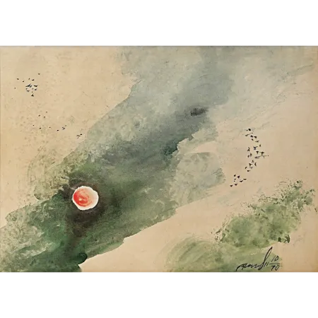 Untitled by Gopal Ghose - Watercolour on Paper