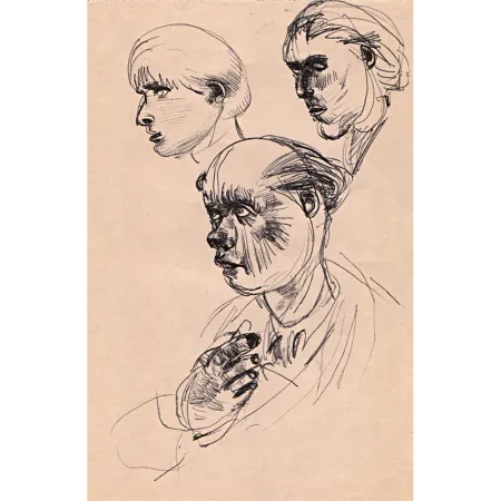 Untitled by K. G. Subramanyan - Ballpoint Pen on Paper