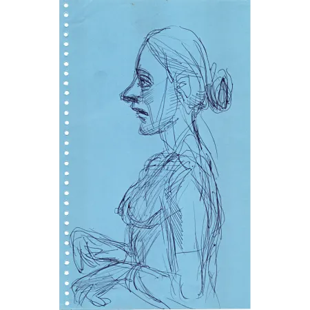Untitled by K. G. Subramanyan - Ballpoint Pen on Paper