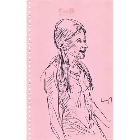 Untitled by K. G. Subramanyan - Ballpoint Pen on Paper