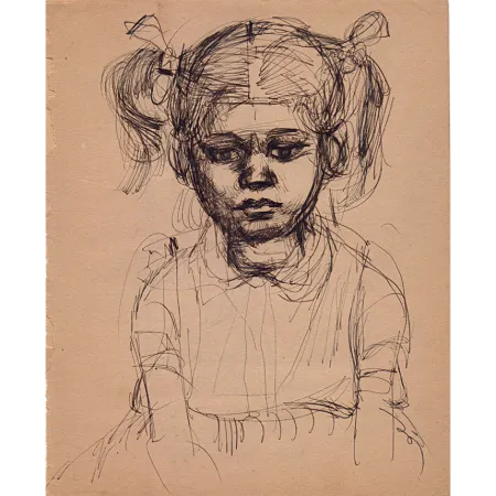 Untitled by K. G. Subramanyan - Ballpoint Pen on Paper