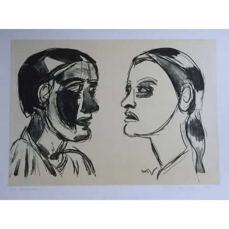 Untitled by K. G. Subramanyan - Lithograph on Paper