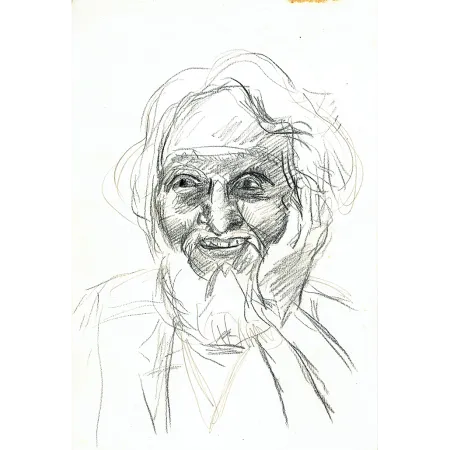 Untitled by K. G. Subramanyan - Pencil on Paper