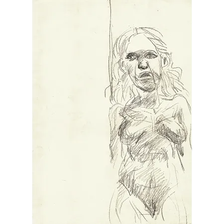Untitled by K. G. Subramanyan - Crayon on Paper