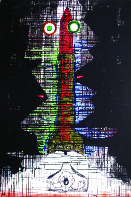 Partaking Cosmos by Tathi Premchand - Acrylic on Canvas