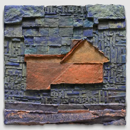Brick House by Dattatreya Apte - Dyed & Hand Coloured Pulp Cast