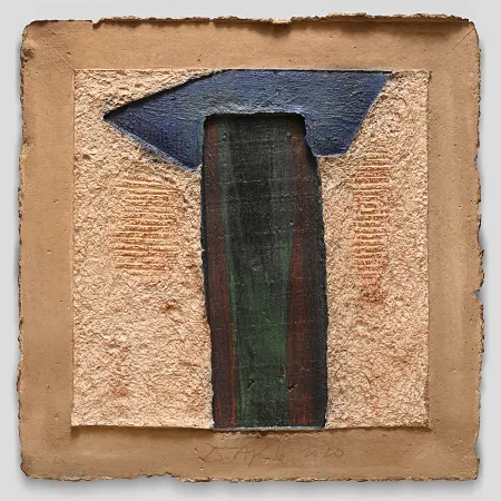 Vertical by Dattatreya Apte - Dyed & Hand Coloured Pulp Cast