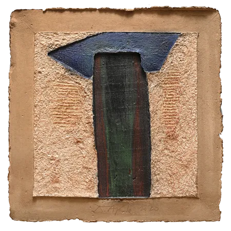 Vertical by Dattatreya Apte - Dyed & Hand Coloured Pulp Cast