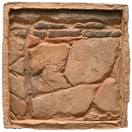 Broken Floor by Dattatreya Apte - Dyed & Hand Coloured Pulp Cast