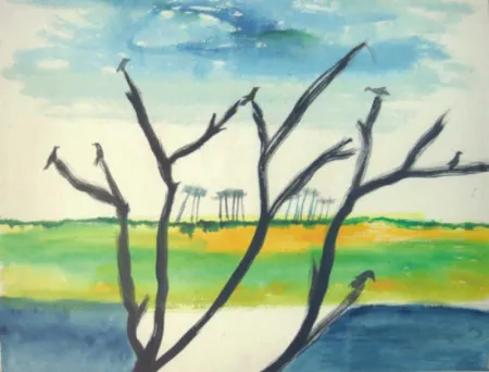 Untitled by Kartick Chandra Pyne - Watercolour on Paper