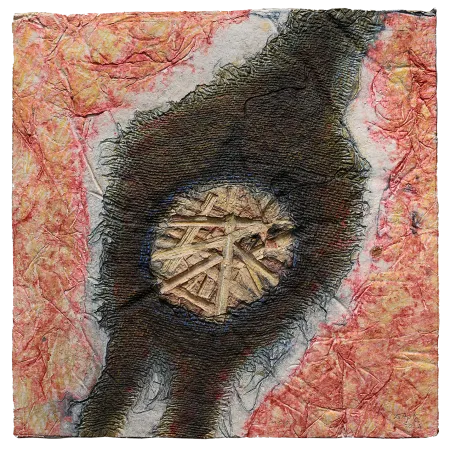 Nest by Dattatreya Apte - Dyed & Hand Coloured Pulp Cast