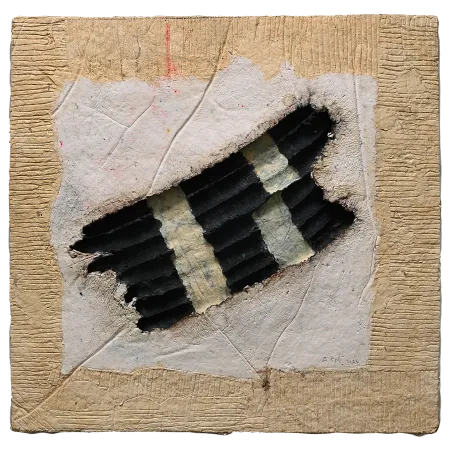 Black by Dattatreya Apte - Dyed & Hand Coloured Pulp Cast