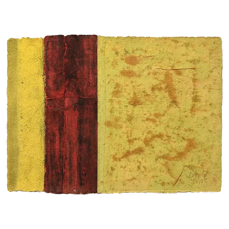 Colour Field - III by Dattatreya Apte - Dyed & Hand Coloured Pulp Cast
