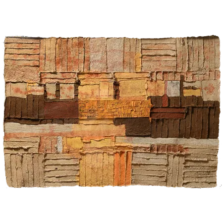Bricklayer’s Dream by Dattatreya Apte - Dyed & Hand Coloured Pulp Cast