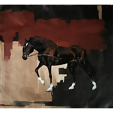 Horse Opus 1 by Pratick Mallick - Acrylic on Canvas