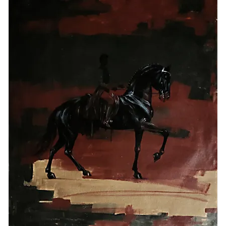 Horse Opus 3 by Pratick Mallick - Acrylic on Canvas