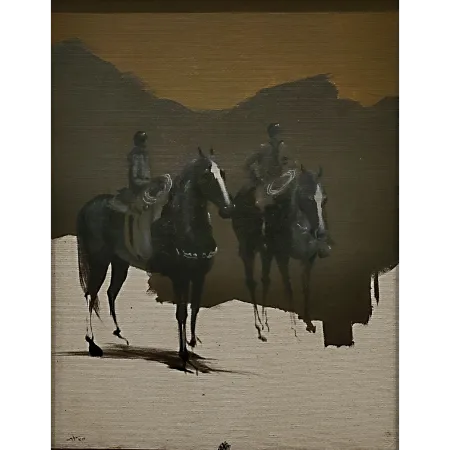 Horse 4 by Pratick Mallick - Acrylic on Canvas