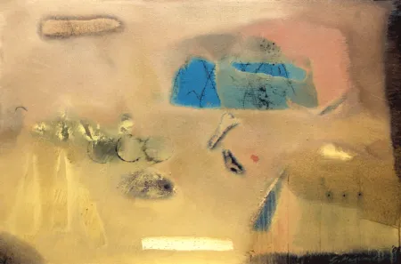 Between their loved home & the war's by Samindranath Majumdar - Acrylic on Canvas