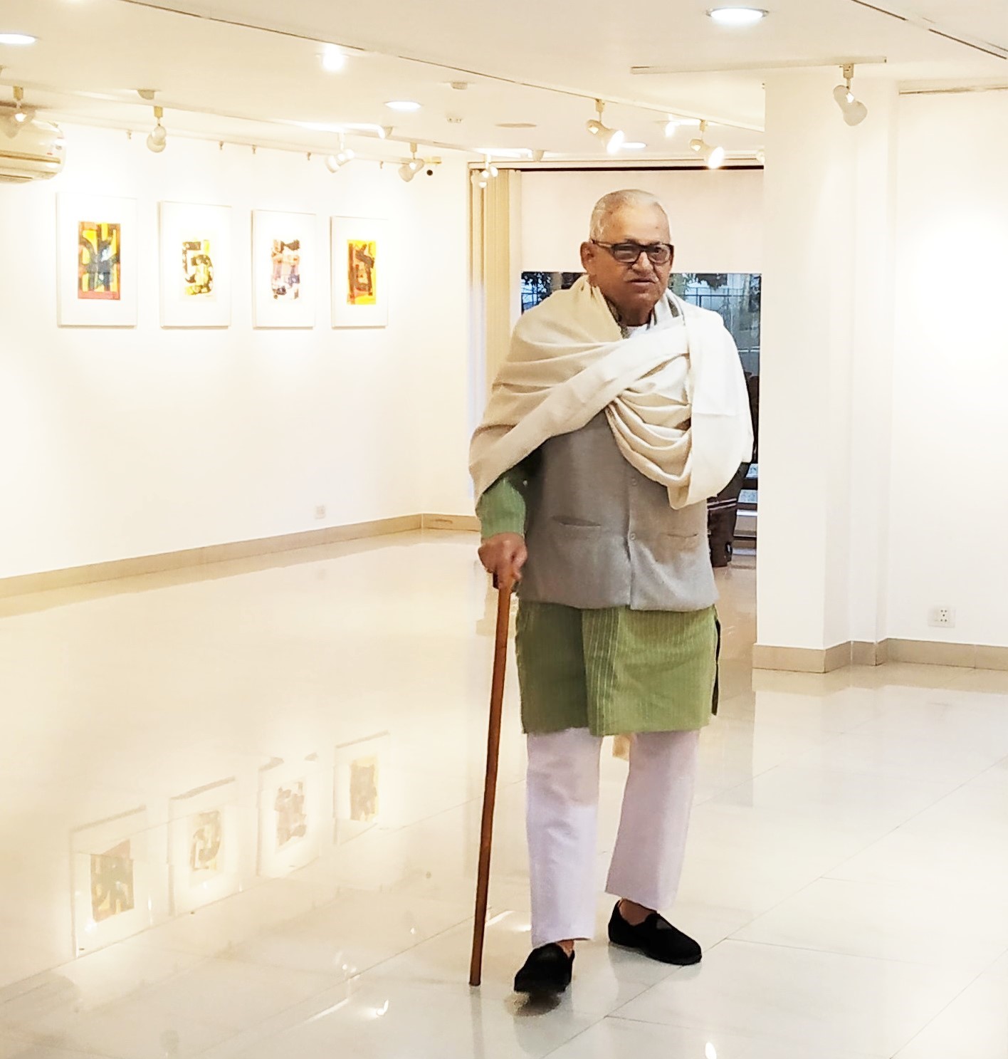 Morning Dew Recent Paintings by Lalu Prasad Shaw
