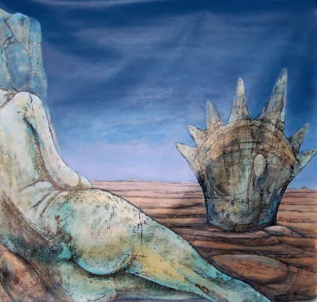 Untitled by Supam Adhikary - Acrylic on Canvas
