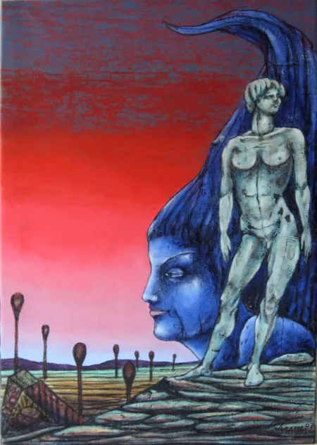 Untitled by Supam Adhikary - Acrylic on Canvas