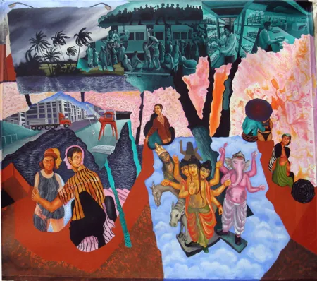 Fairytak by Mithun Dasgupta - Acrylic on Canvas
