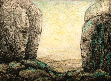 Untitled by Supam Adhikary - Mixed Media on Paper