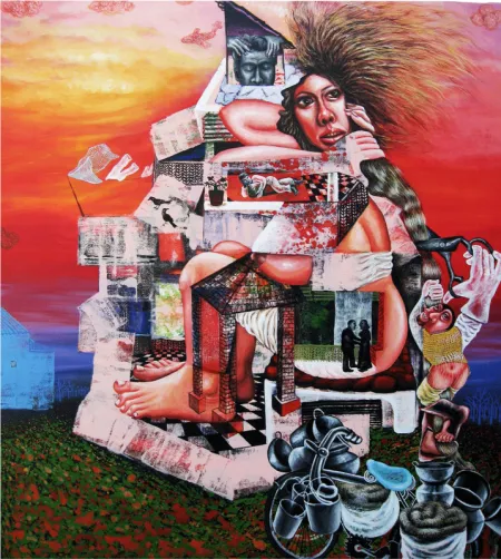 When the Prince is Thief by Mithun Dasgupta - Acrylic on Canvas