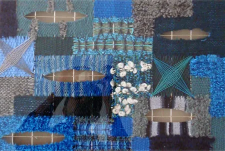 Untitled by Janmoni Deori - Wool and Cotton Thread on Cloth