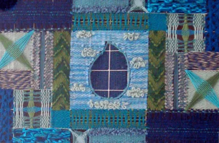 Untitled by Esha Mukherjee - Wool and Cotton Thread on Cloth