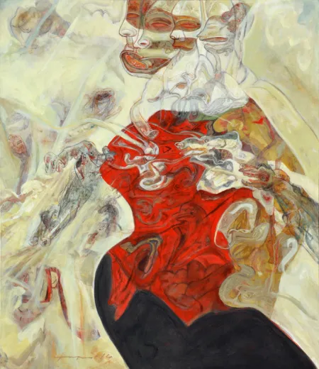 Untitled by Tapas Konar - Acrylic on Canvas