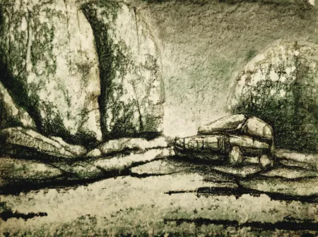 Untitled by Supam Adhikary - Mixed Media on Paper