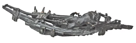 Wounded by Tapas Biswas - Bronze Sculpture