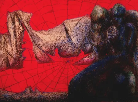 Untitled by Supam Adhikary - Mixed Media on Paper