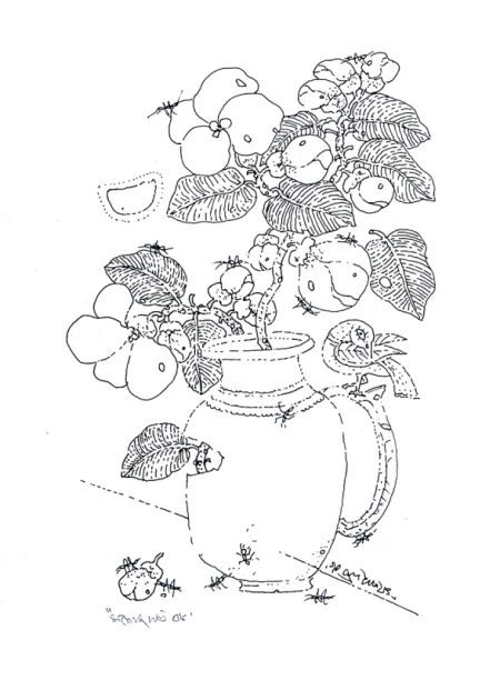 Untitled by Manoj Dutta - Serigraph