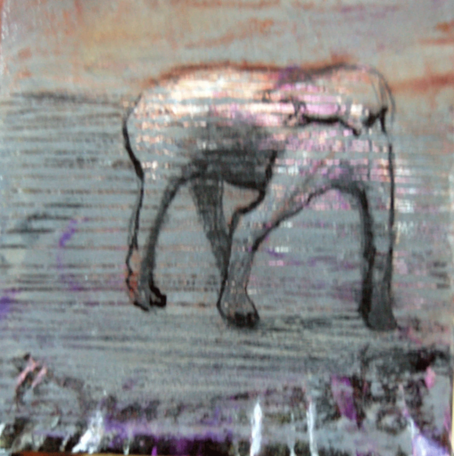 Untitled by Arindam Chatterjee - Acrylic,Pastel & Charcoal on Canvas