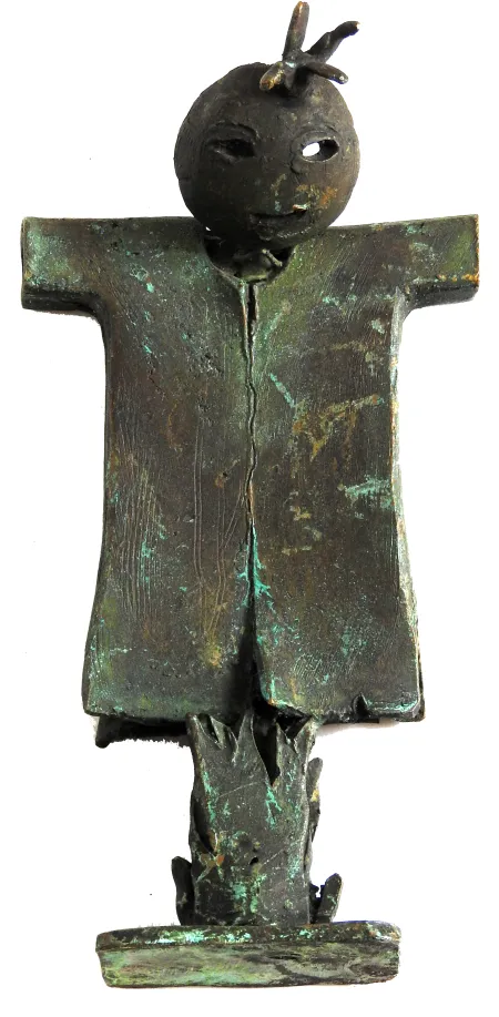 Untitled by Pradip Sur - Bronze Sculpture