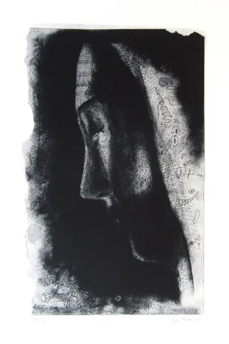 Untitled by Aditya Basak - Serigraph