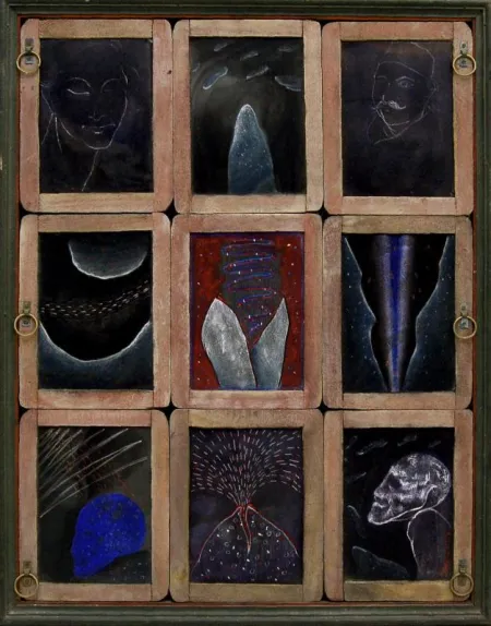 Untitled by Supam Adhikary - Mixed Media on Canvas