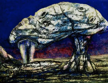 Untitled by Supam Adhikary - Mixed Media on Paper