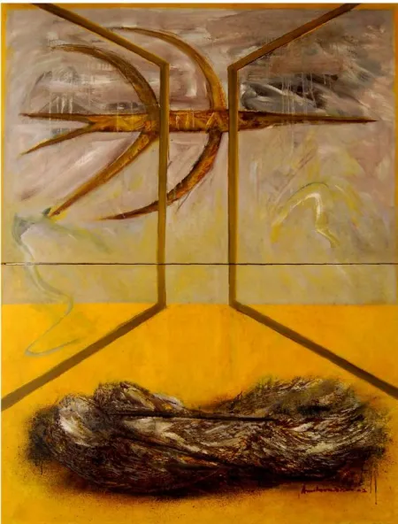Untitled by Amitava Dhar - Oil on Canvas