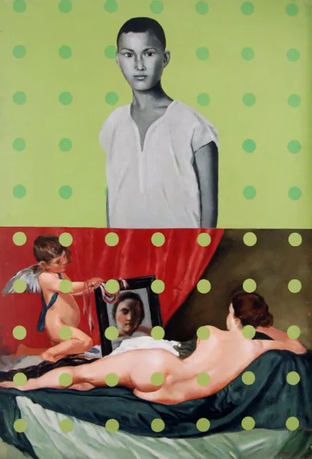 Remix by Jayanta Roy - Acrylic on Canvas